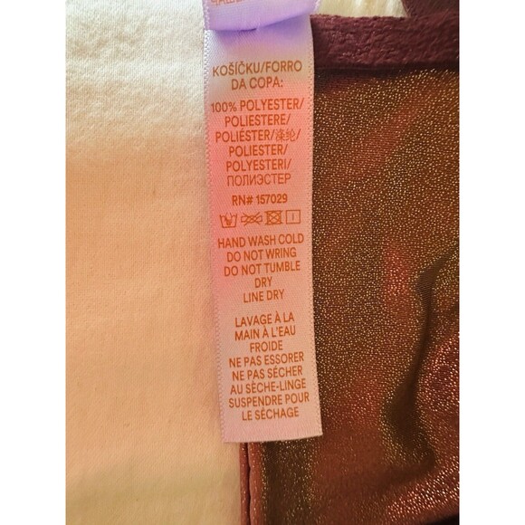 Savage X Fenty Push Up Sparkly Copper Bronze Plum Underwire Lined Bra 34DD *NEW* - Picture 11 of 11